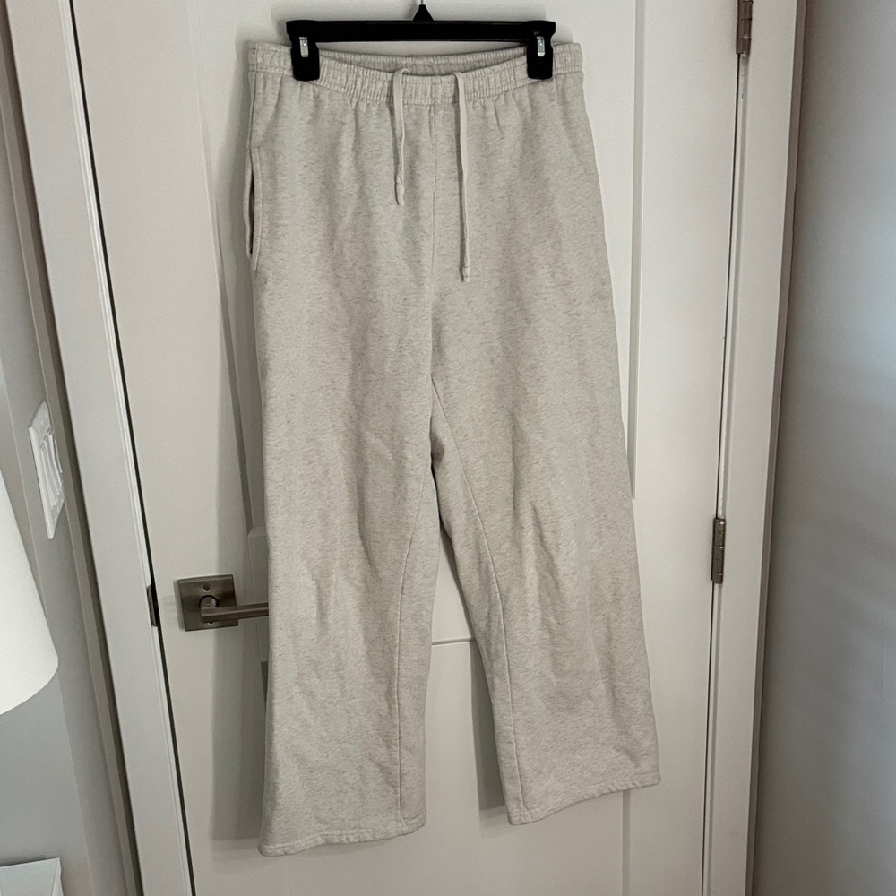 Brandy Melville Heather Gray Straight Leg Pants